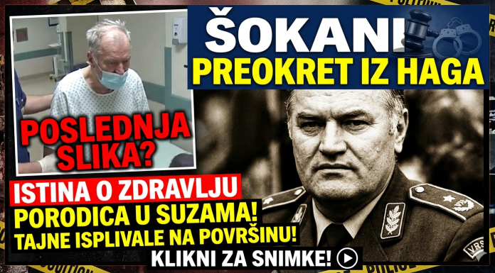ŠOKANTAN PREOKRET IZ HAGA! Da li je ovo POSLEDNJA slika Ratka Mladića? Porodica u suzama, a OVAKO on danas izgleda! (FOTO)