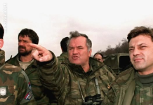 Ministar pravde Srbije Nenad Vujić posjetio je danas u zatvoru u Hagu osuđenog ratnog zločinca Ratka Mladića