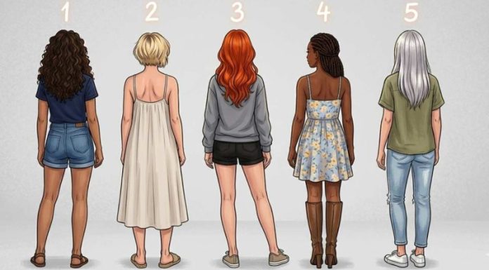 Izaberite ženu za koju mislite da je najljepša kada se okrene — vaš izbor može otkriti više o vama nego što očekujete.