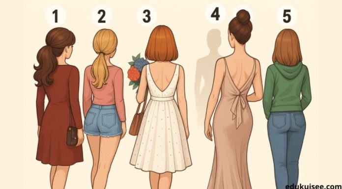 Izaberite jednu djevojku za koju vjerujete da će izgledati najljepše kada se okrene – vaš izbor može otkriti mnogo o vašoj ličnosti.