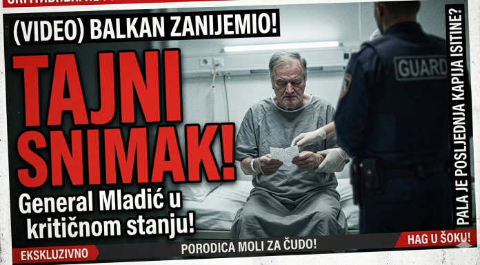 (VIDEO) CIJELI BALKAN ZANIJEMIO! Isplivao tajni snimak iz bolničkog hodnika: „LJEKARI SU SAMO SPUSTILI GLAVE…“ – Ratko Mladić u kritičnom stanju, porodica moli za čudo! (FOTO)