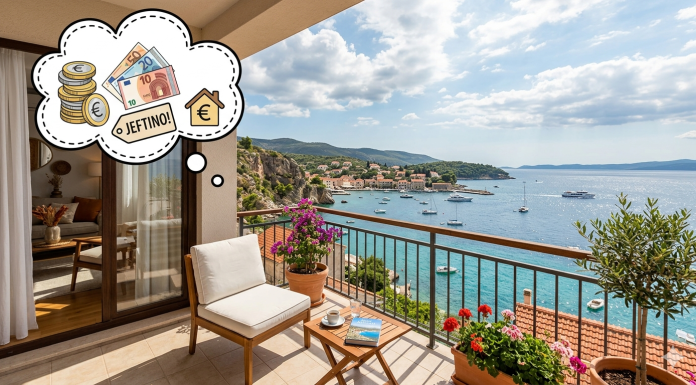 NEVEROVATNO, ALI ISTINITO! Stan s pogledom na more za samo 69.000 € – 90 kvadrata i kompletno namešten!