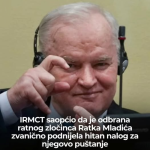 Odbrana Ratka Mladića podnosi zahtjev za prijevremenim puštanjem zbog zdravstvenih razloga