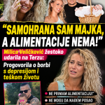 „SAMOHRANA SAM MAJKA, A ALIMENTACIJE NEMA!“ Milica Veličković žestoko oplela po Terzi, progovorila o depresiji i teškom periodu